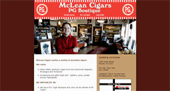 Desktop Screenshot of mcleancigars.com